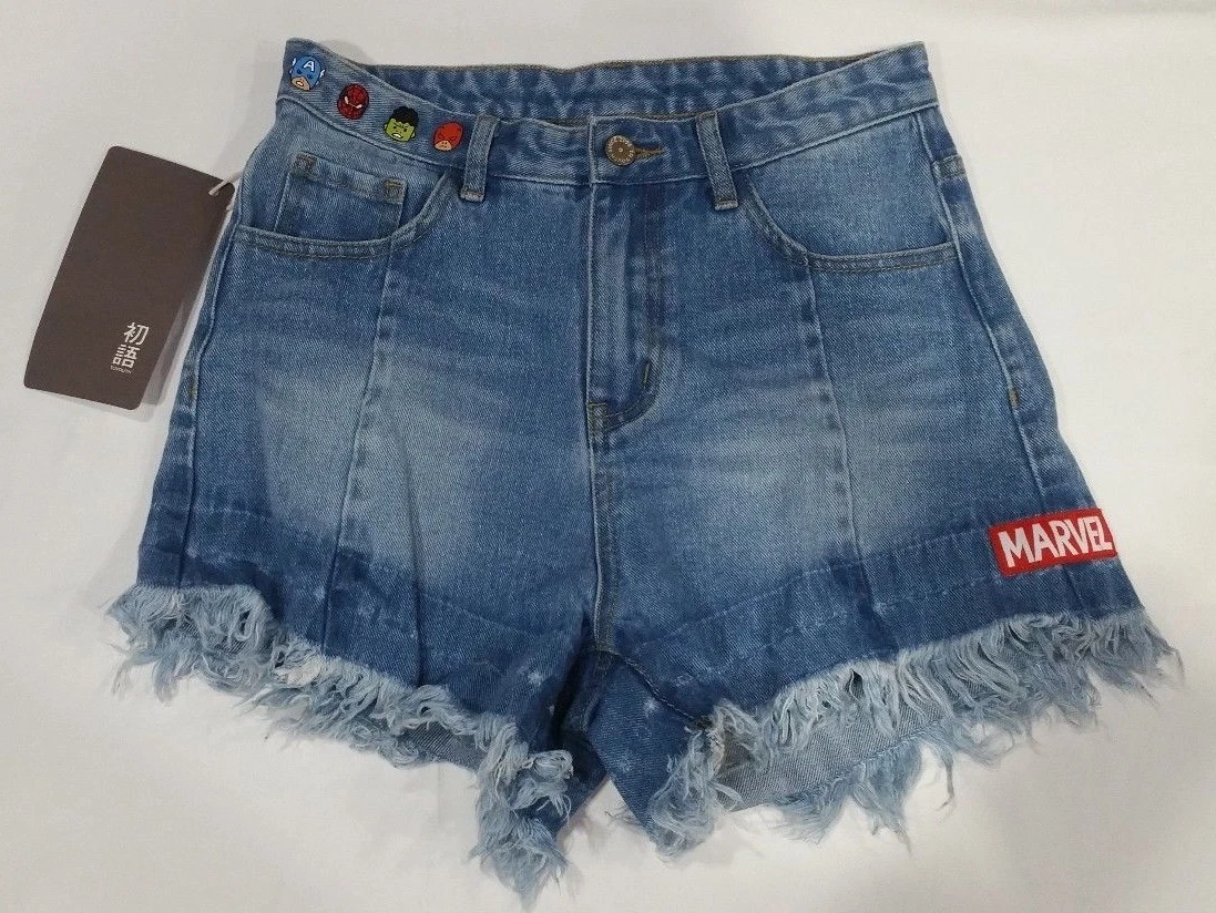 Marvel denim sale shorts