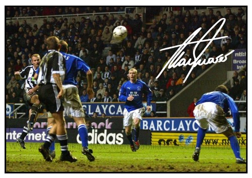 11281. Alan Shearer Signed Pictures (A4 Prints) Newcastle England Blackburn etc.