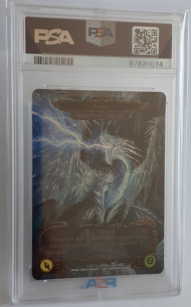 Invoke Azvolai / Azvolai Cold Foil Marvel PSA 9 Mint Uprising