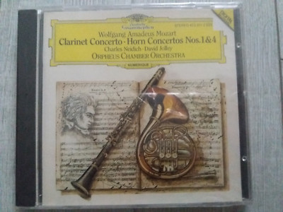 Mozart, Clarinet Concerto, Horn Concertos Nos.1 &4 Jolley CD Neu