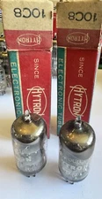 Hytron 10C8 Pair NOS  Audio Tube High MU Triode