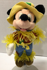 Disney Mickey Mouse Autumn Fall SCARECROW 9" Plush Figure