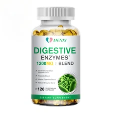 120ct Digestive Enzymes Prebiotic & Probiotics Gas, Constipation Bloating Relief