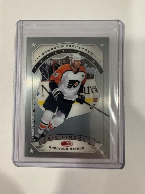 1997 Donruss Preferred ERIC LINDROS Precious Metals Platinum
