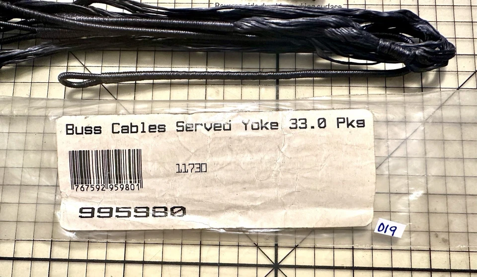 Buss Cables • Served Yoke • Bow String • 33.0 Inch 11730 995980 (019) - Image 2 of 4