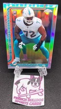 2025 Topps Chrome Football JONAH SAVAIINAEA Rookie RC Refractor Dolphins NFL 