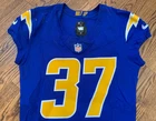 2023 Los Angeles Chargers Game Used Worn Football Jersey - Jaylin Hawkins