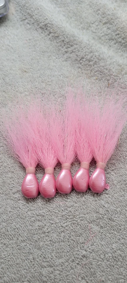 Plantilla Bucktail Rosa Mostad 2/0, gancho. Pack de 5 Foto 2 de 3