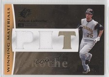 2008 SPx Winning Materials Team Dual Swatch 5/25 Adam LaRoche #WM-AL 9bw
