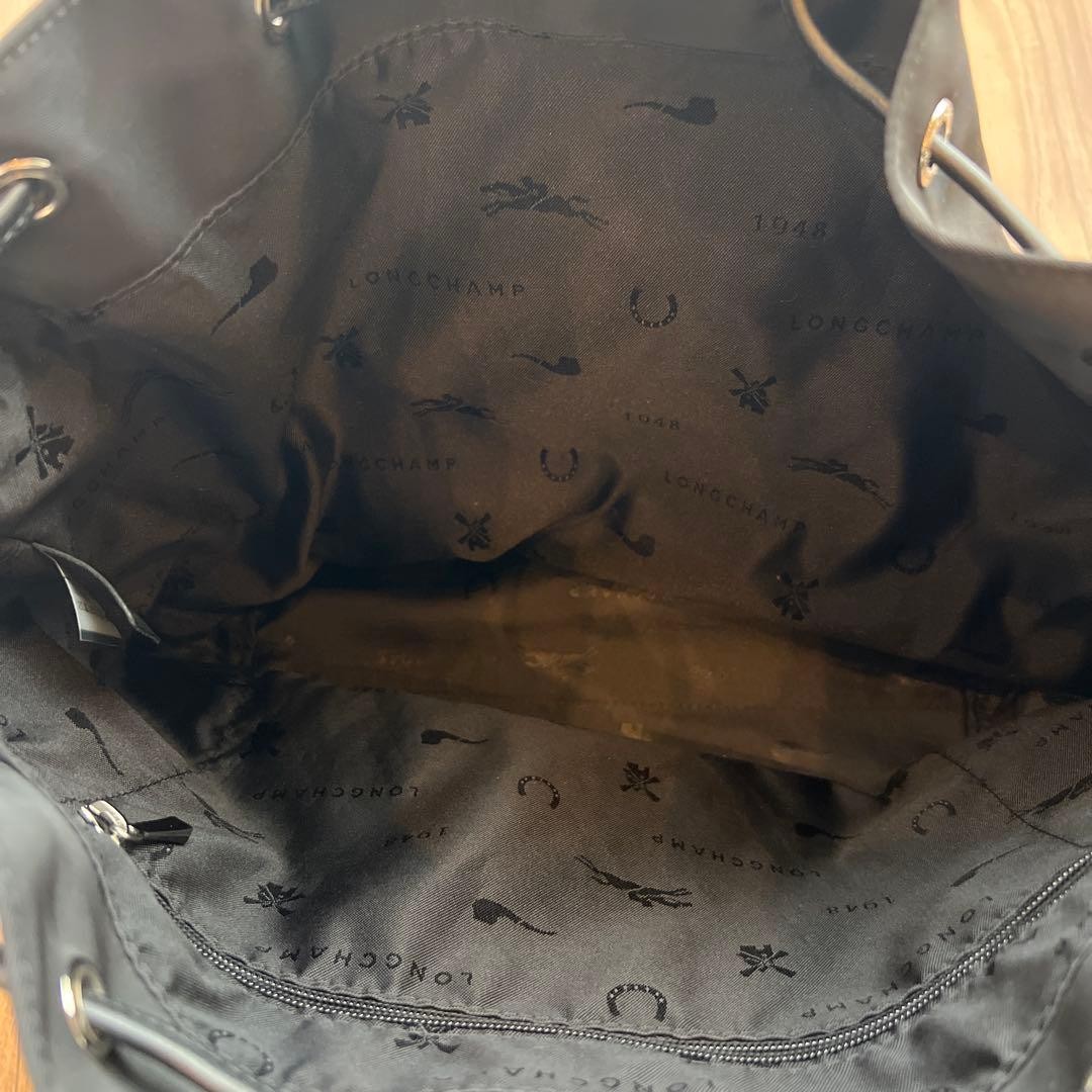 LONGCHAMP black drawstring bag - image 6