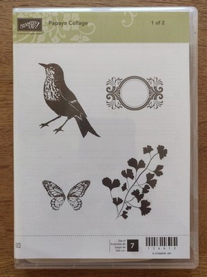 Stampin' Up Stempelset ''Papaya Collage'' 1 & 2