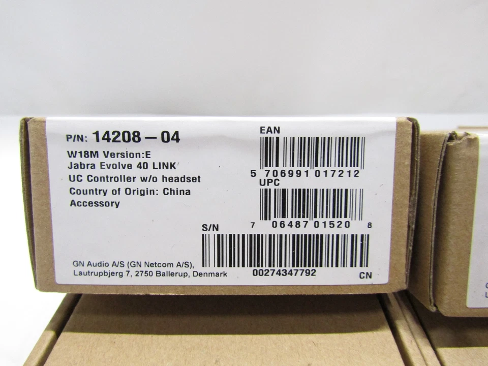 Controlador UC Jabra Evolve 40 LINK ENC010 sin auriculares de 3,5 mm a USB Foto 4 de 4