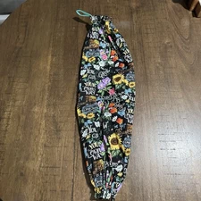 Handmade Fabric Plastic Grocery Bags Holder/Dispenser Colorful Floral Cotton