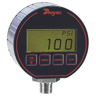 #ad Dwyer Instruments Dpg 111 Digital Process Pressure Gauge 0 To 5000 Psi 3 In $373.99