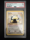1st Edition Snorlax Pokemon Jungle Rare 27/64 PSA 7