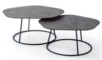 Designer Couchtisch Luxus Beistelltisch Wohnzimmertisch Kaffeetisch Tisch 2Tlg