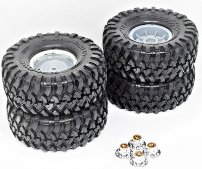 Fits TRX-4 CHEVY K10 - TIRES & Wheel Set assembled Canyon Trail 1.9 92154-4