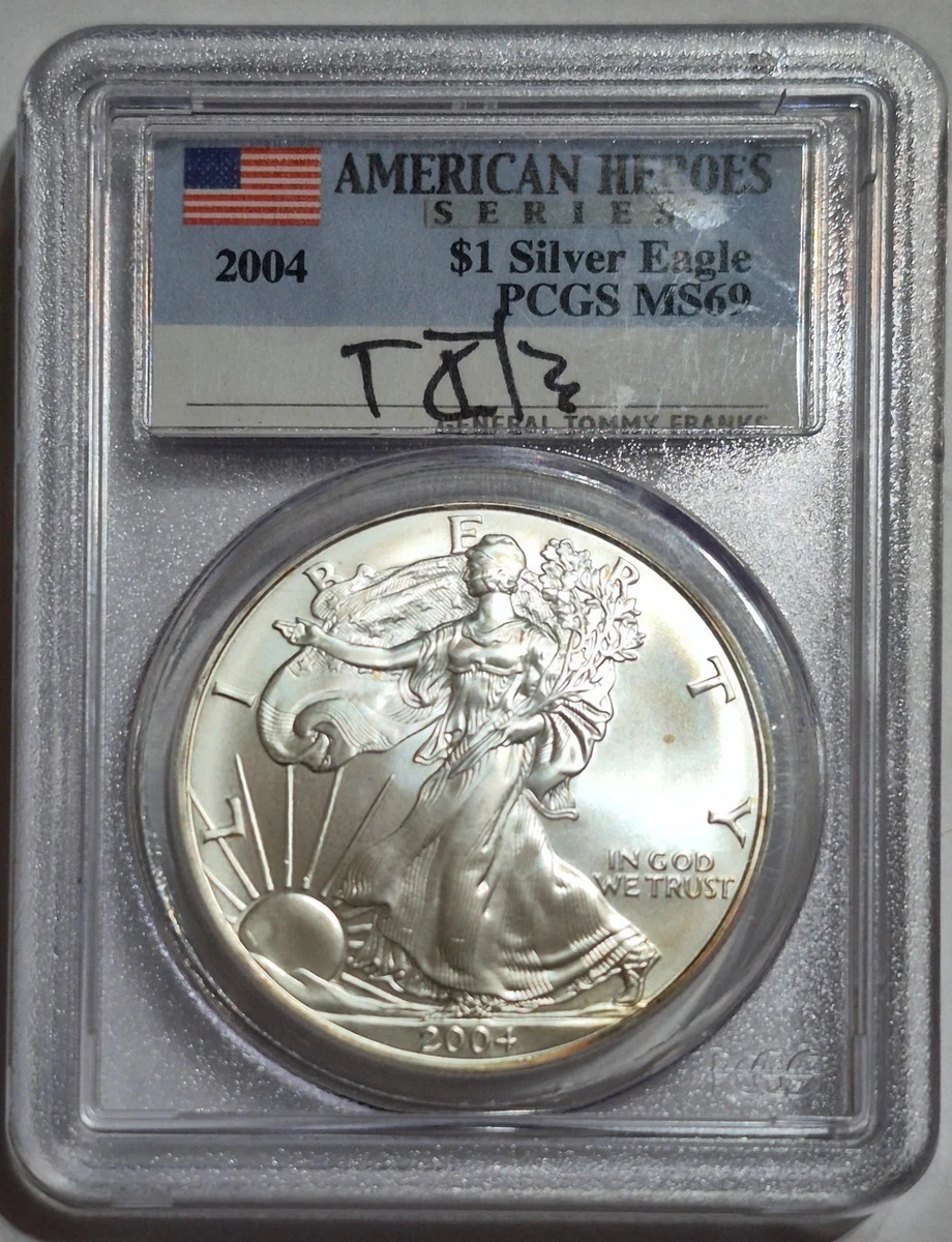 American Eagle MS 69 Graded 2004 Silver Bullion Coins for sale | eBay