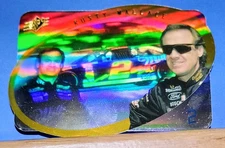Rusty Wallace/Miller/Penske 1996 Upper Deck SPx Die-Cut Chrome Hologram Card #2!
