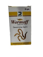 Homeopathic Wormoff (25gm Tablets) Deworming ...