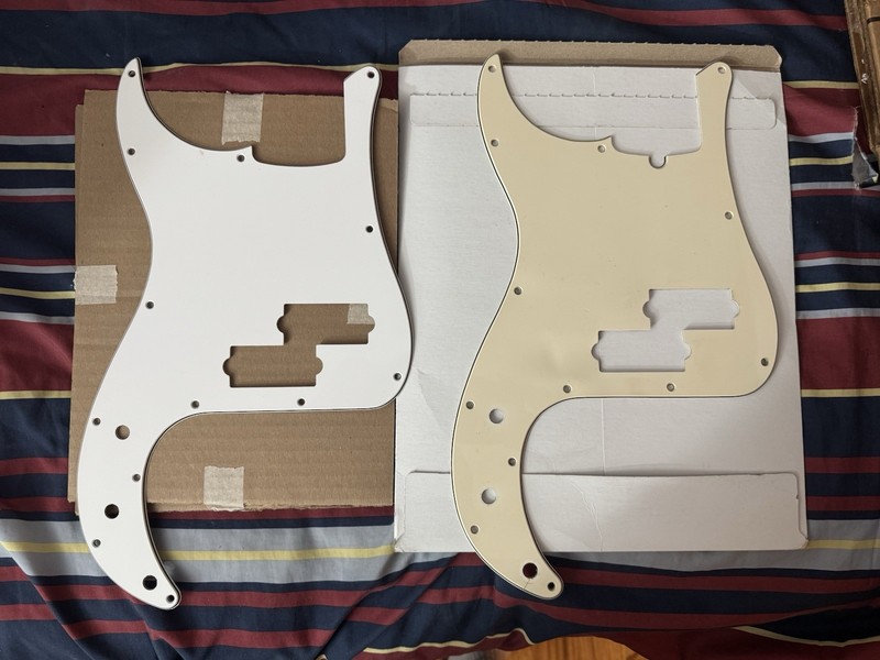 Left Handed Fender Precision Bass Guitar Pick Guard Scratch Plate