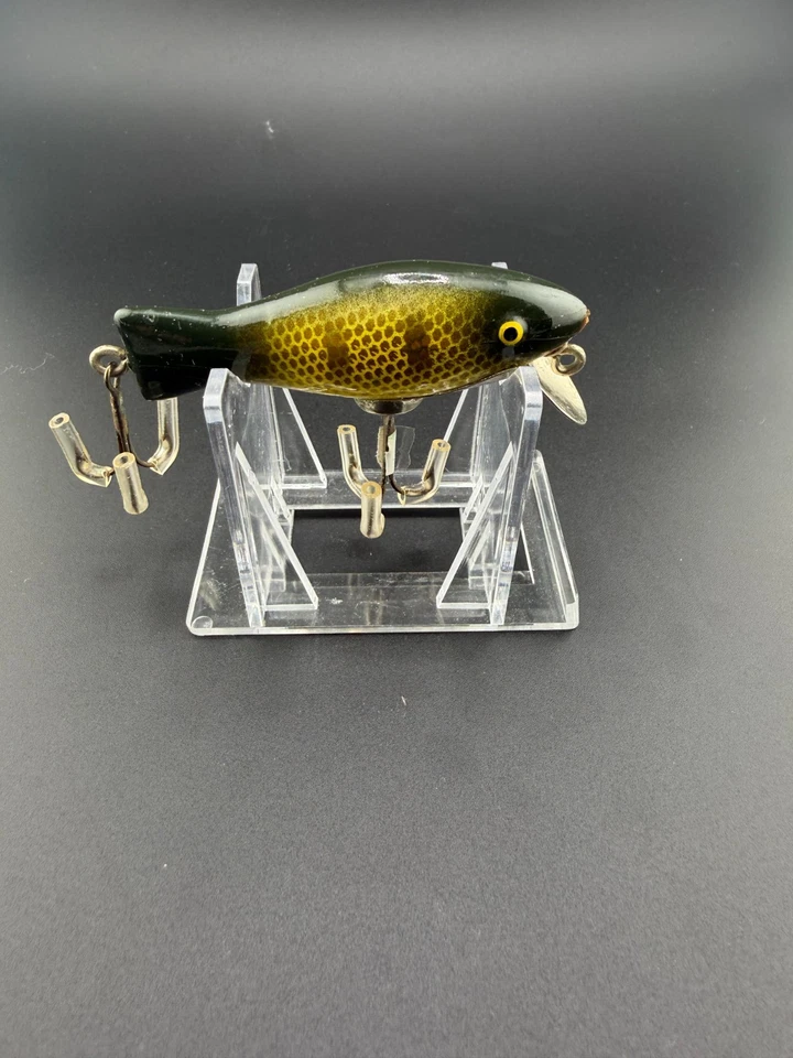 Cebo echador Paw Paw vintage - perca amarilla Foto 4 de 4