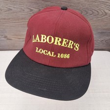 VTG 80'S Local 1086 Laborers Union Trucker Hat Clean Snapback