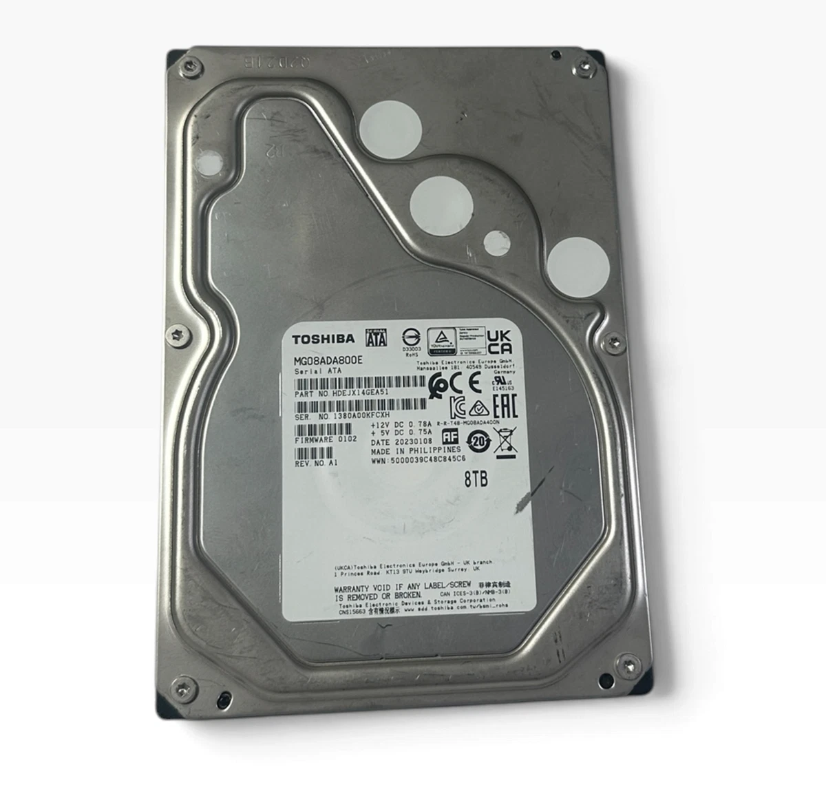 Toshiba SATA III 8 TB Internal Hard Disk Drives for sale | eBay
