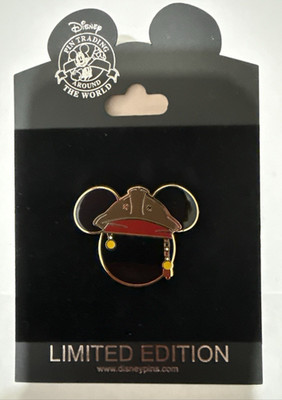 Disney Mickey Mouse Antenna Topper Series Pirate Pin 72910 Limited Edition 250