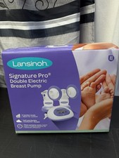 Lansinoh Signature Pro Double Electric Breast Pump, 8 Suction Levels, LCD