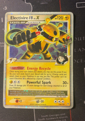 The Pokémon Company Electivire FB Lv.X 144/147 Supreme Victors Holo 2009 120 HP