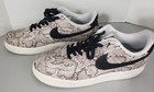 Nike Air Force 1 Low ‘07 Premium Snakeskin Black Gray BQ4424-100 Shoes Men 13US