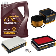 Inspektionspaket 5L MANNOL Energy 5W-30 f&uuml;r Nissan Juke 1.2 DiG-T