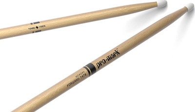ProMark Classic Forward 747B Hickory Drumsticks, Oval Nylon Tip, One Pair