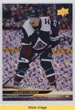 2024-25 Upper Deck Series 2 Rainbow Speckled Foil Logan O'Connor #288 READ 1s35