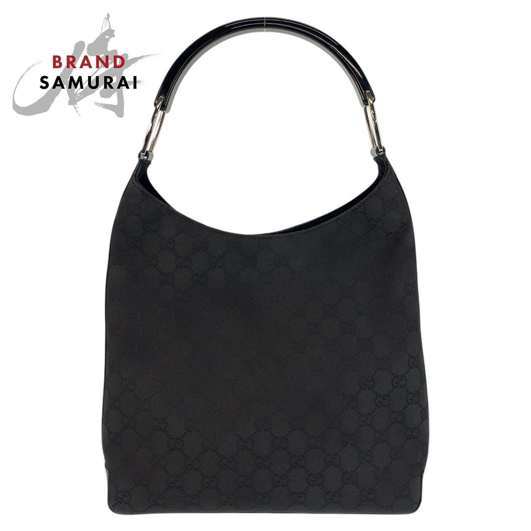 Gucci GG Canvas Shoulder Bag with Silver Hardware for Women