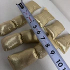 Vintage Barbie Gold Metallic Cushions Pillow Lot Handmade Set