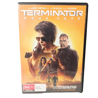 Terminator Dark Fate DVD Action Robots Cyborg Skynet Schwarzenegger Region 4 VGC