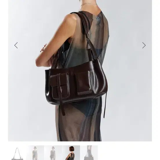 AHNI Red Brown Pocket Bag - Rare Used Condition