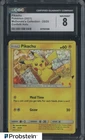 2021 Pokemon McDonald's Collection Confetti Holo #25 Pikachu CGC 8 NM-MT