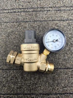 #ad #ad RVGUARD 1 2 Water Pressure Regulator Brass Adjustable Valve for RV Camper $23.90