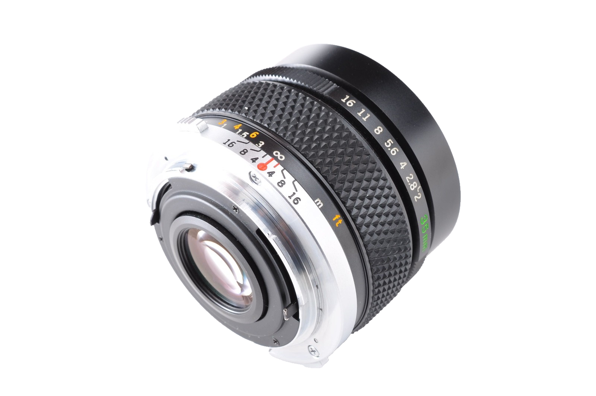 🎦 Olympus Zuiko MC Auto-W 35mm F/2 Wide Angle OM Lens #115655 JP