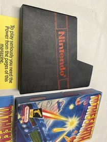 1989 Nintendo NES Game - To The Earth w/ Box Sleeve Manual Insert Foam Bag