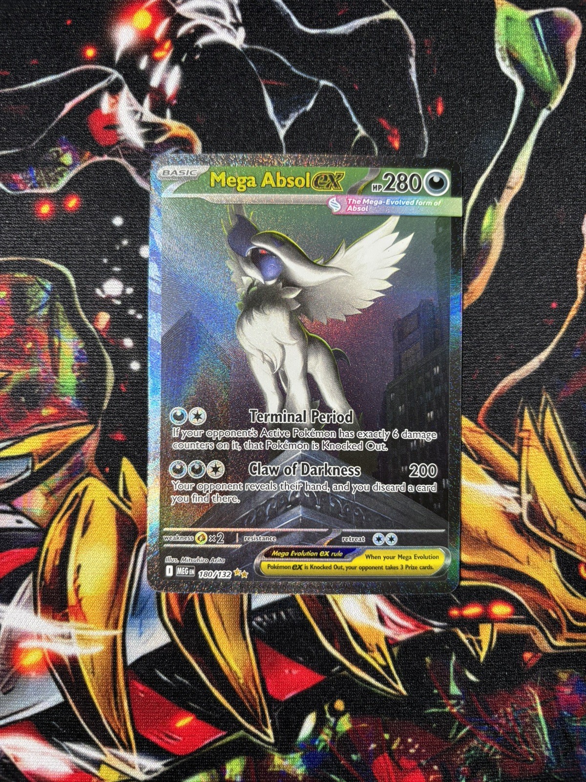 Mega Absol EX 180/132 - Mega Evolution - Special Illustration Rare - NM