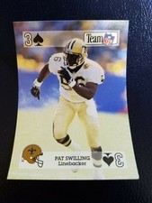 Pat Swilling NO Saints 1992 TEAM NFL STAR PLAYING CARDS SQUARED CORNERS