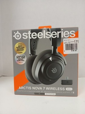 Steelseries Nova 7 Wireless Gen 2 Gaming Headset, Black  *NO DONGLE*