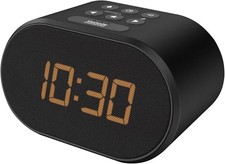 i-box Alarm Clocks Bedside, Radio Alarm Clock, Mains Powered or Battery, FM Radi