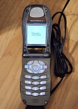 Motorola i836 Nextel Flip Cell Phone w/Charger, Case, Car Adapter  More NICE 
