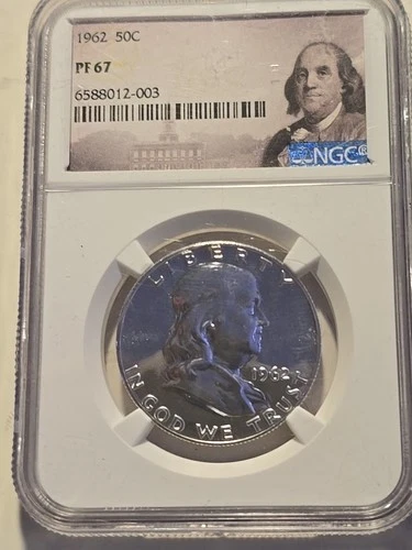 1962 Franklin Half Dollar PF67* NGC Certified