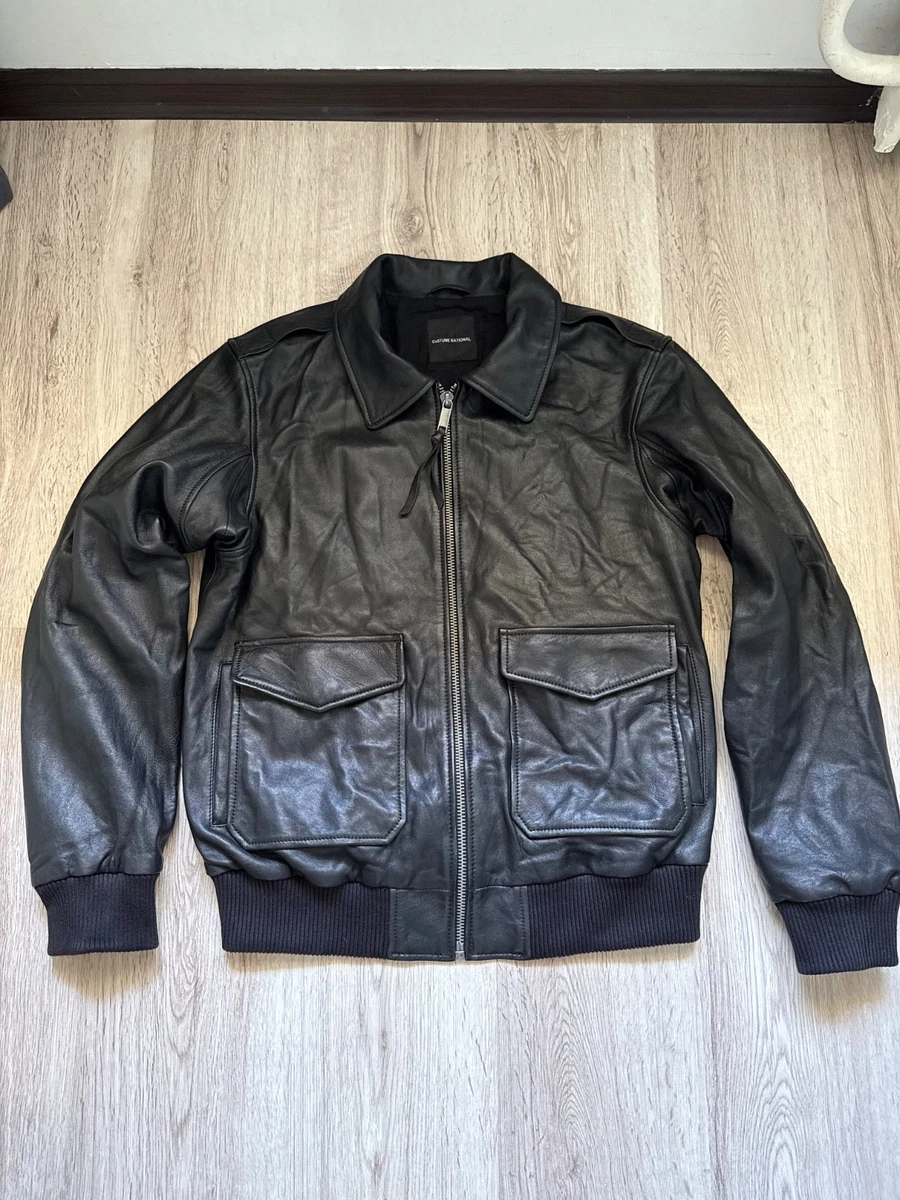 Costume National Coats, Jackets & Vests Leather Outer Shell for